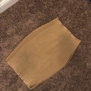 Bandage gold skirt